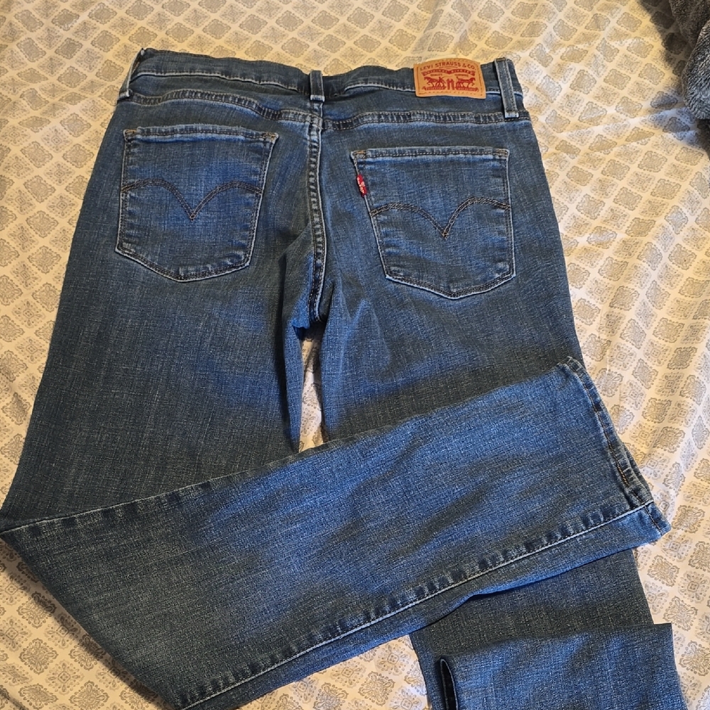 Levi's Blue Straight Leg Women's Jeans